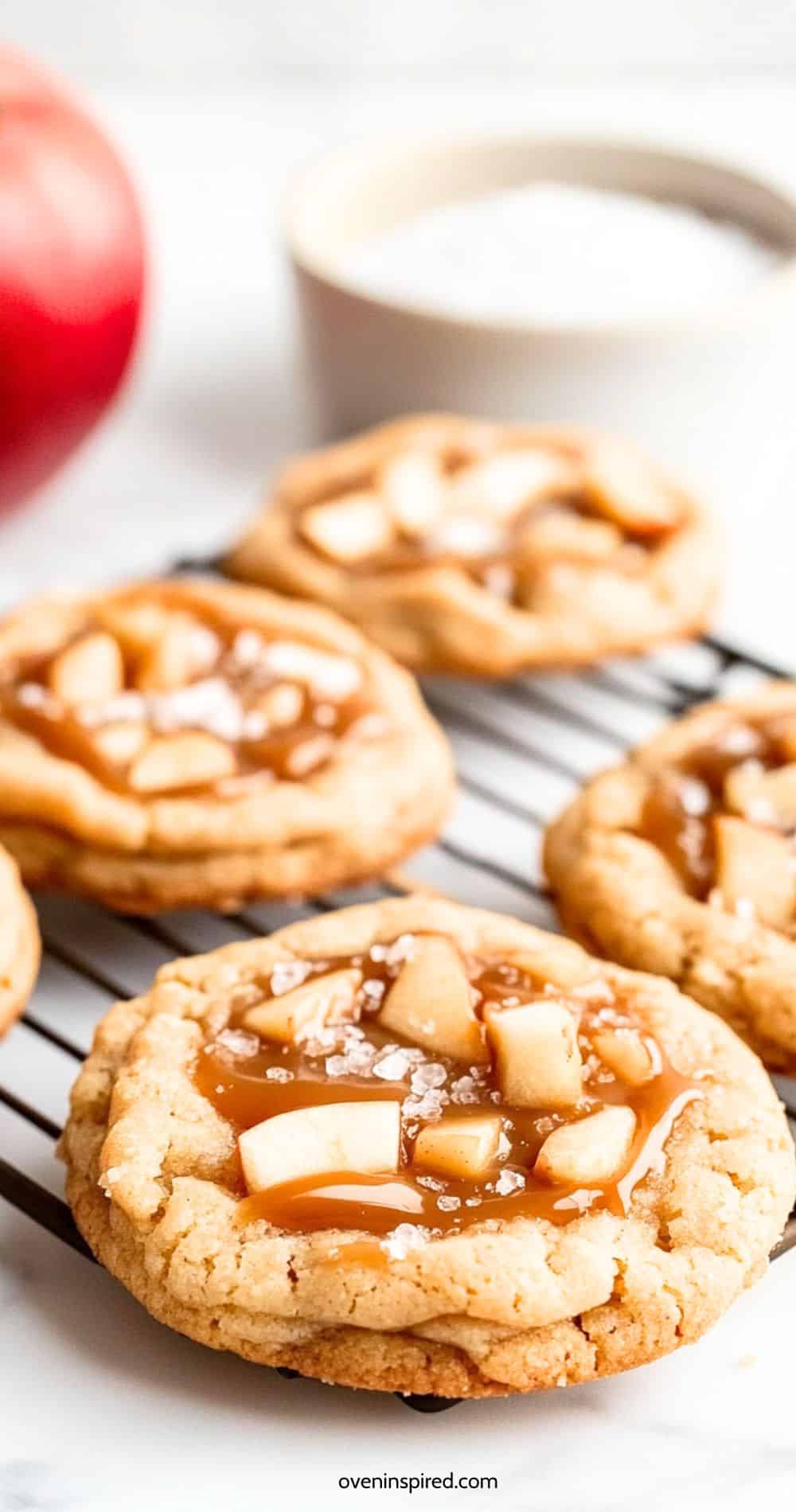 Brilliant Homemade Apple Caramel Cookies