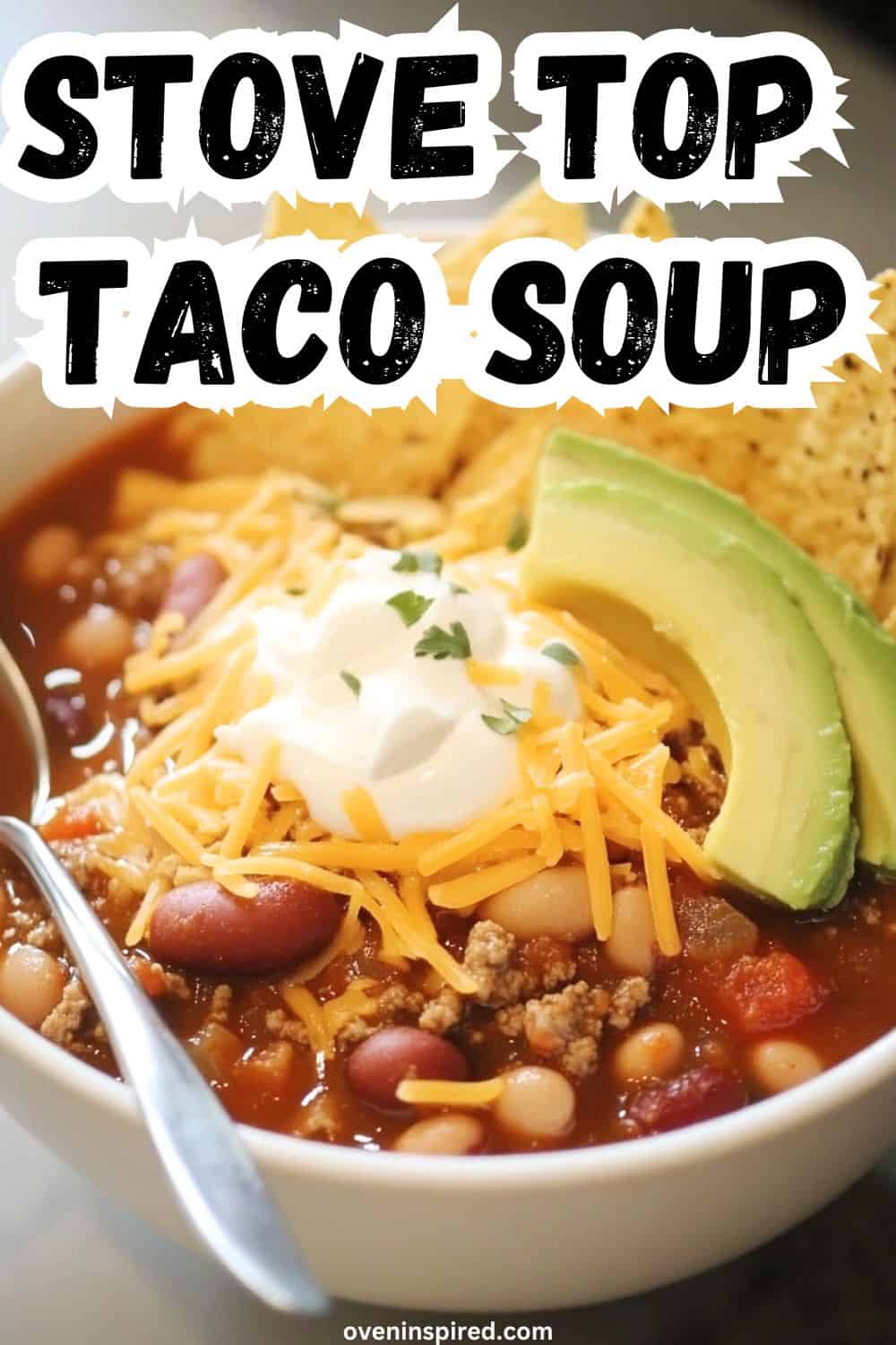 Easy Healthy Taco Soup (with Ground Beef)
