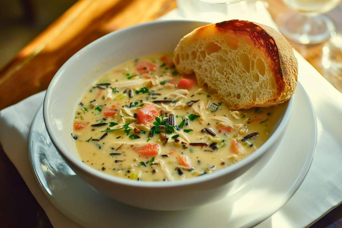 Easy & Creamy Chicken Wild Rice Soup