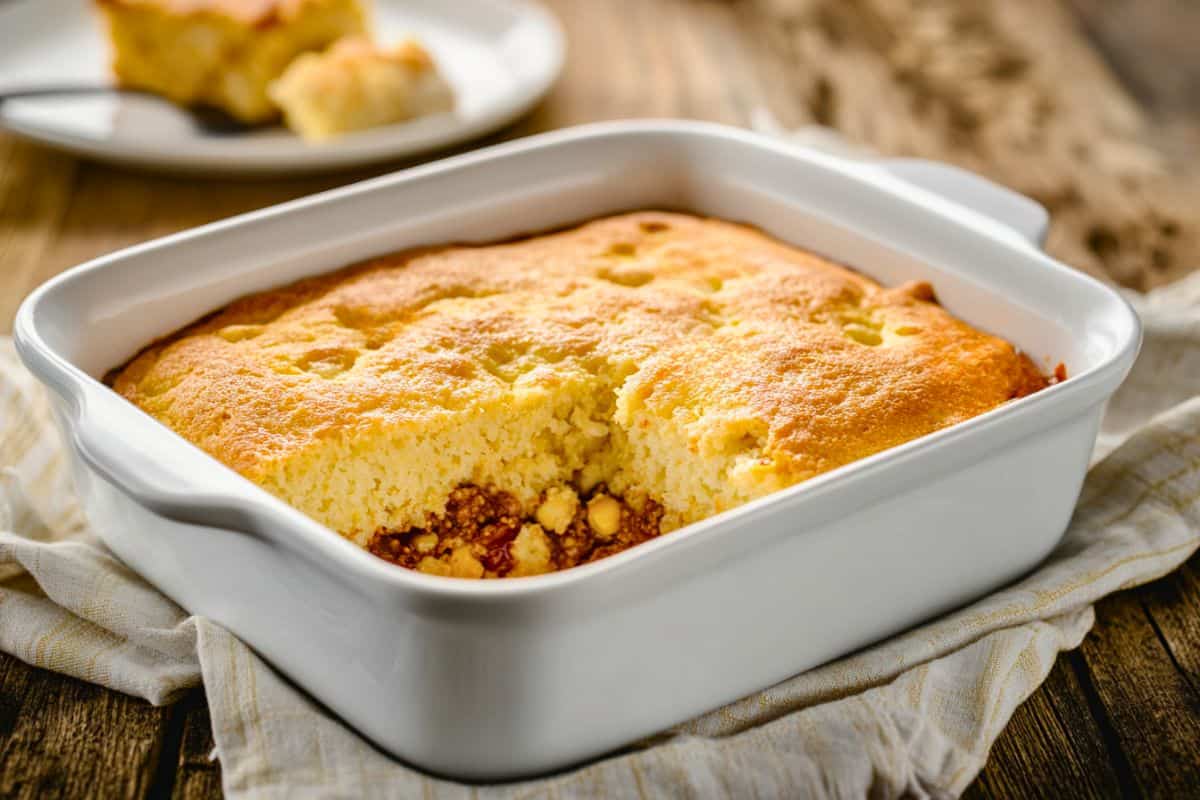 Classic Cowboy Cornbread Casserole