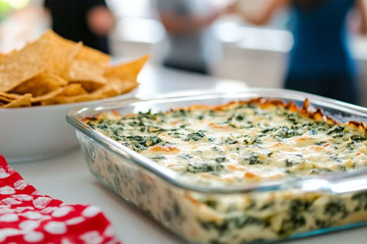 The Best Spinach Artichoke Dip