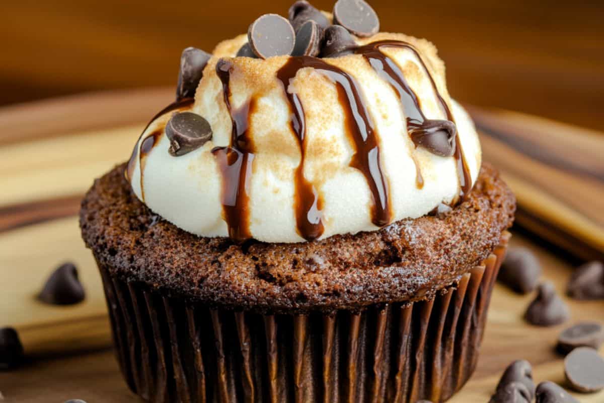 Easiest S’mores Cupcakes For a Fun Campfire Night