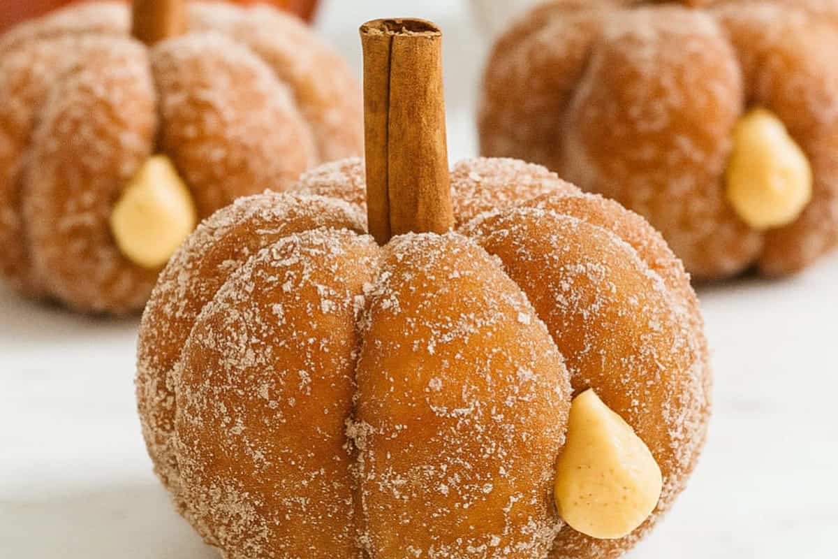 Pumpkin Cheesecake Donuts for a Fall Treat