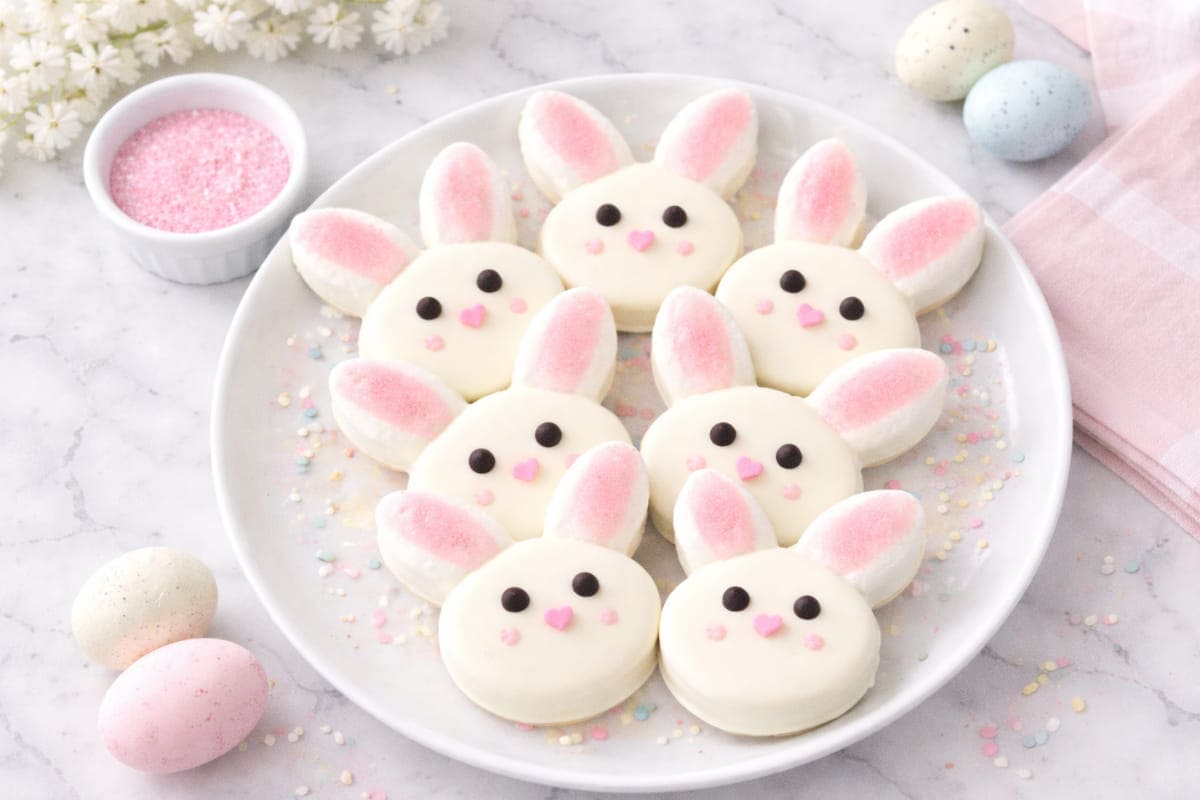 Cute Oreo Dipped Bunny Cookie Recipe